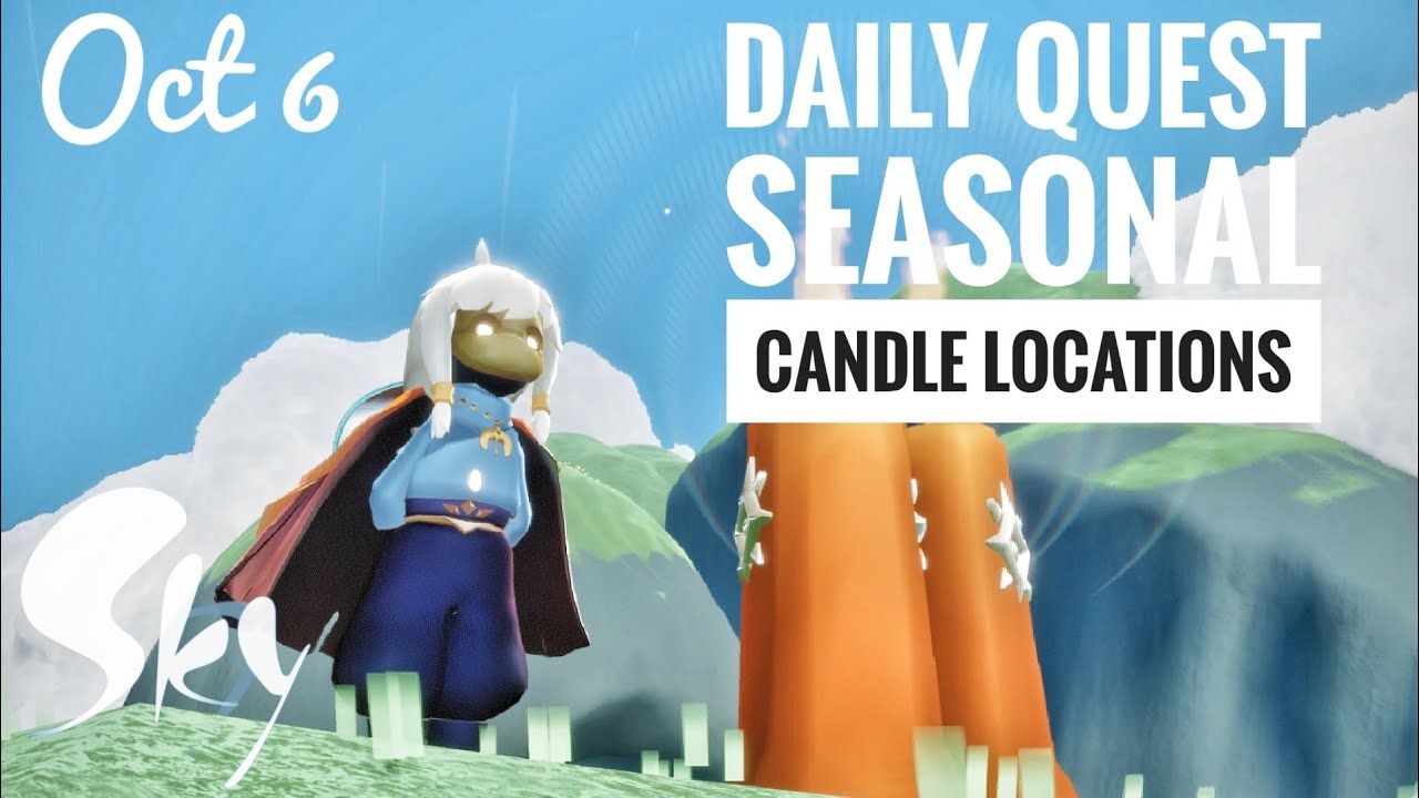 Seasonal Candle Locations Daily Quests Season of Prophecy Sky