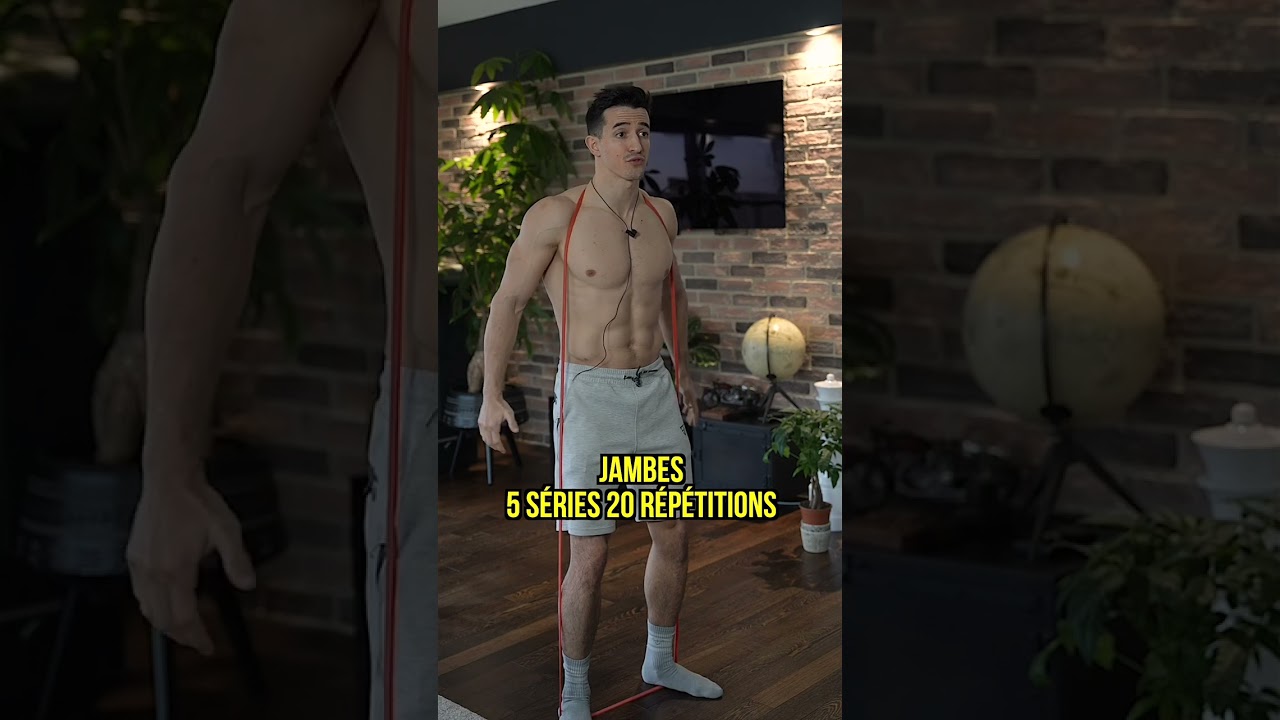 8 exercices musculation avec élastiques !