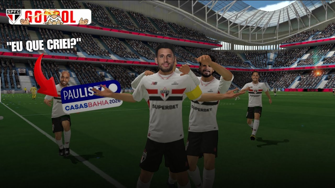 -CRIEI o PAULISTÃO no FOOTBALL LEAGUE 2026!!🔥⚽ (Ficou Top)