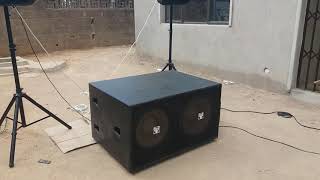 dual 18inch bass bin for more info click this link. https://wa.me/message/PU4LGDRJF5O5O1