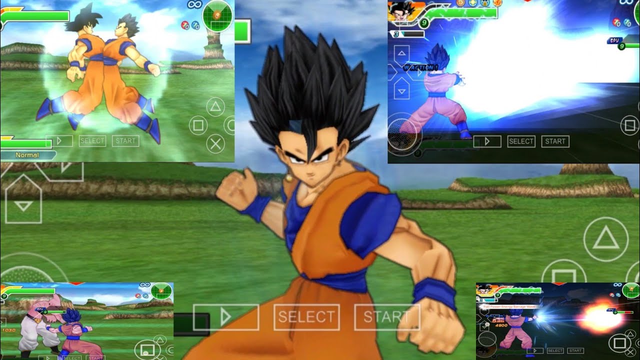 Dragon Ball Z Goku and Gohan fusion using Potara Ring (Gokuhan)DBZ TTT-MOD