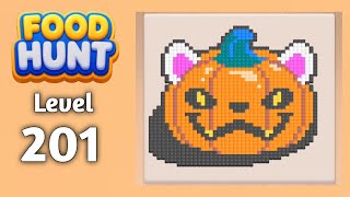 Food Hunt Pixel puzzle level 201 walkthrough solution gameplay 