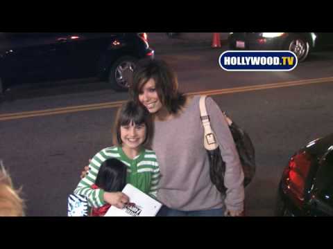 Eva Longoria Parker Takes Fan Photos Outside Beso