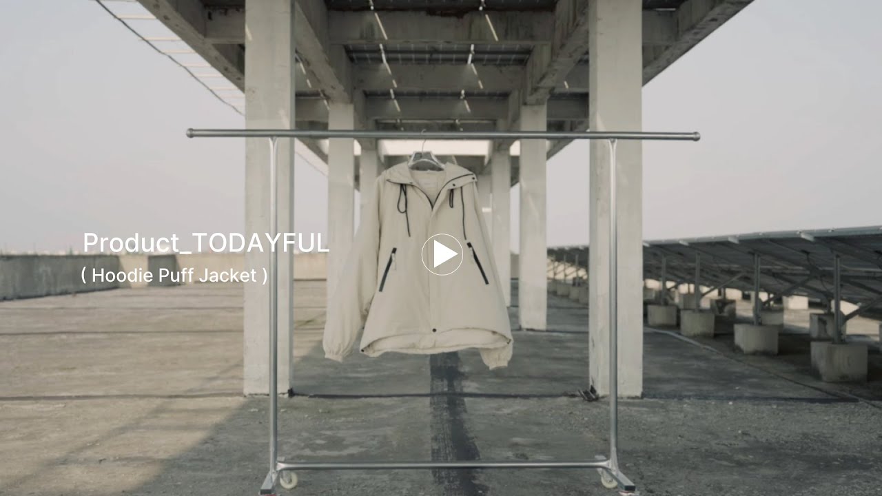 Product__TODAYFUL(Hoodie Puff Jacket) - YouTube