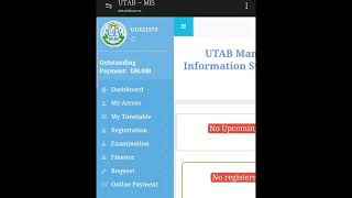 LOG IN UMIS: UTAB MANAGEMENT INFORMATION SYSTEM