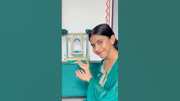 We made Krishna Jhula 🧿🥹 @iVasuu #diy #krishnajhula #minivlog #artandcraft #janmastmi #jhula