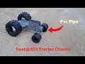 Swaraj tractor chassis with Pvc pipe | Pvc pipe se swaraj tractor ki chassis kaise banaen | #viral
