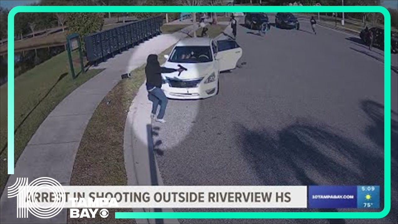 Gunman seen firing at students near Riverview high school arrested