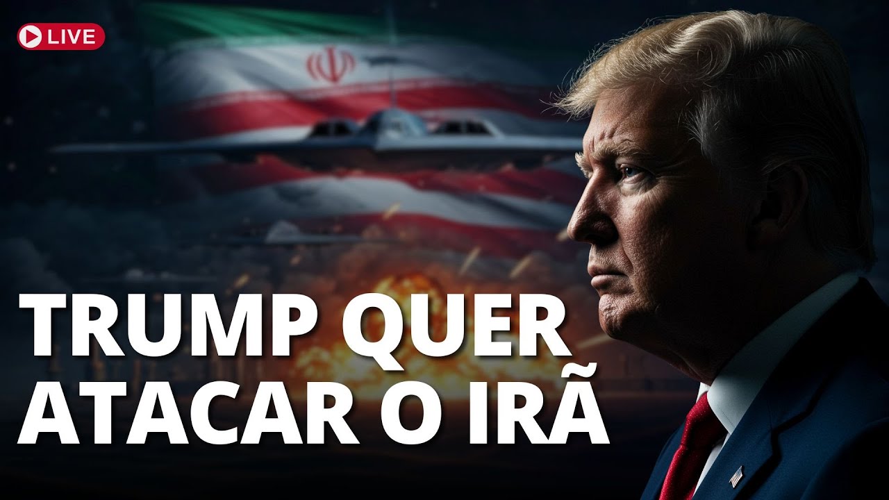 Trump quer ATACAR o IRÃ? - AO VIVO - 25/02/2026