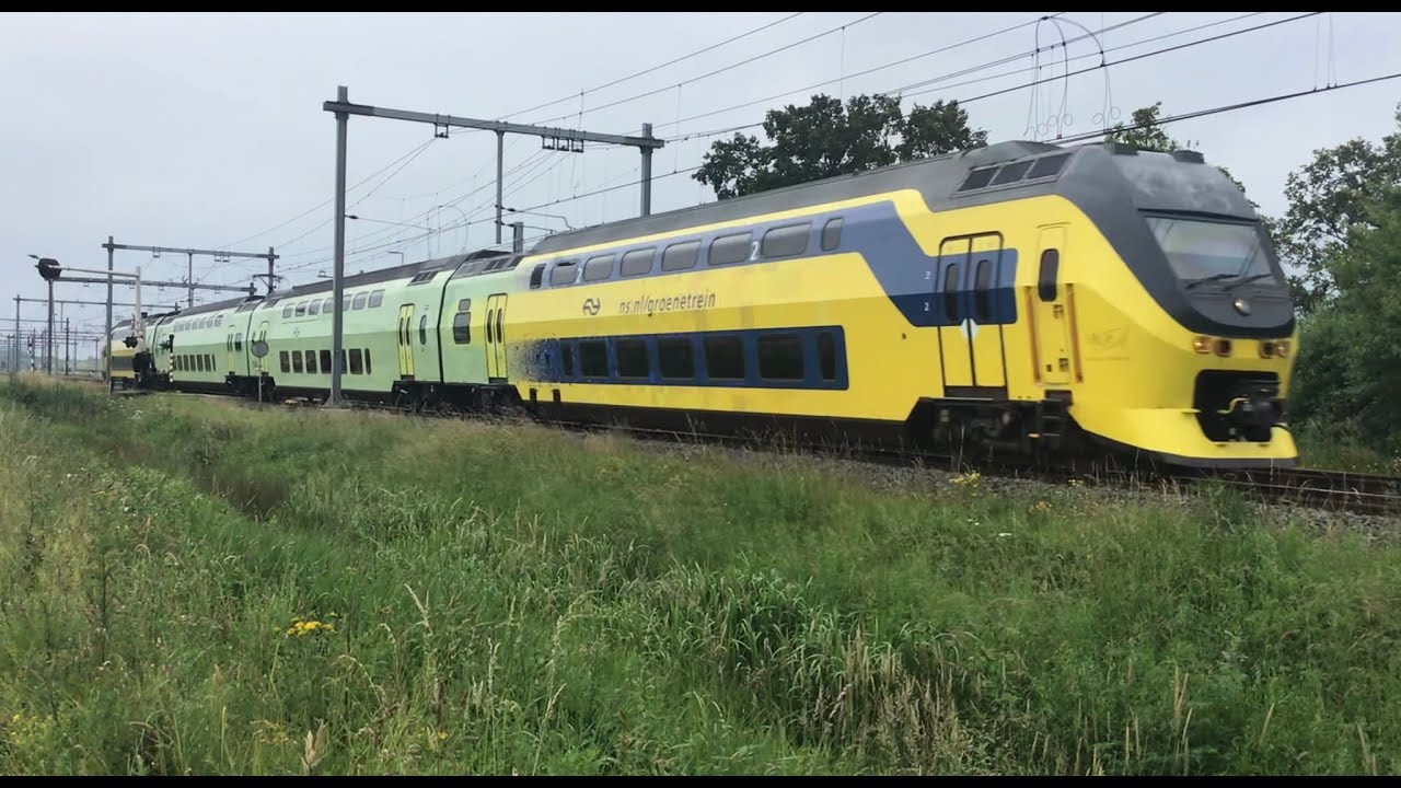 Top Trainspot of the day (2) June 21-2024 at Gekkengraaf the Netherlands: 👍👍👍👍👍🚂 The Green Train NS!