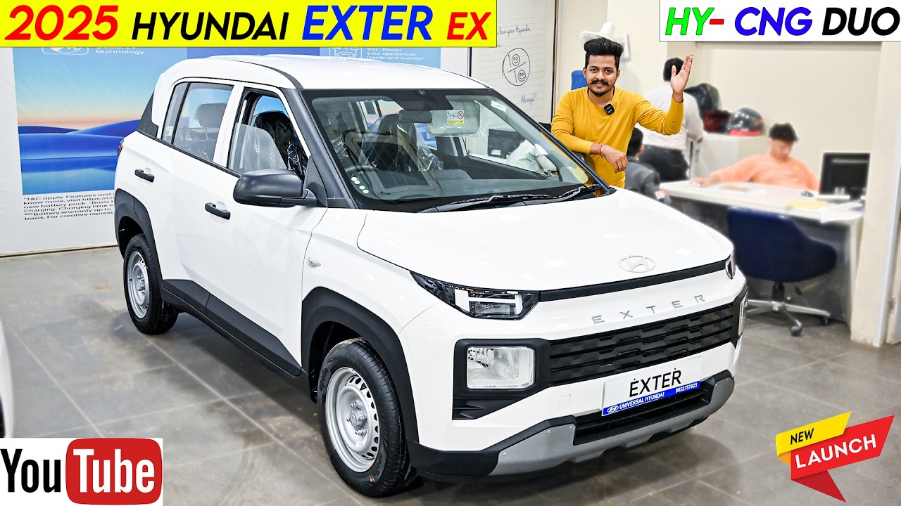 🔥Only 80K | Hyundai Exter CNG Base Model 2025 | New Hyundai Exter EX Hy ...