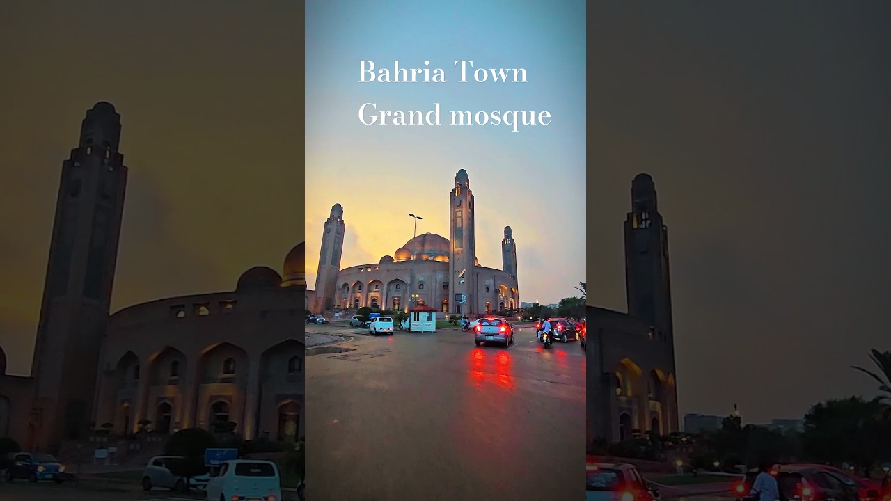 Grand Jamia Mosque | Bahria Town Lahore | Night View Grand Jamia Mosque | Pakistan’s Largest Mosque