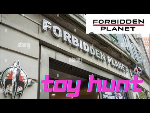 TOY HUNTING AT LONDON'S BEST TOY STORE FORBIDDEN PLANET INTERNATIONAL #