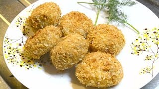 コロッケの作り方：油で揚げないヘルシーコロッケ