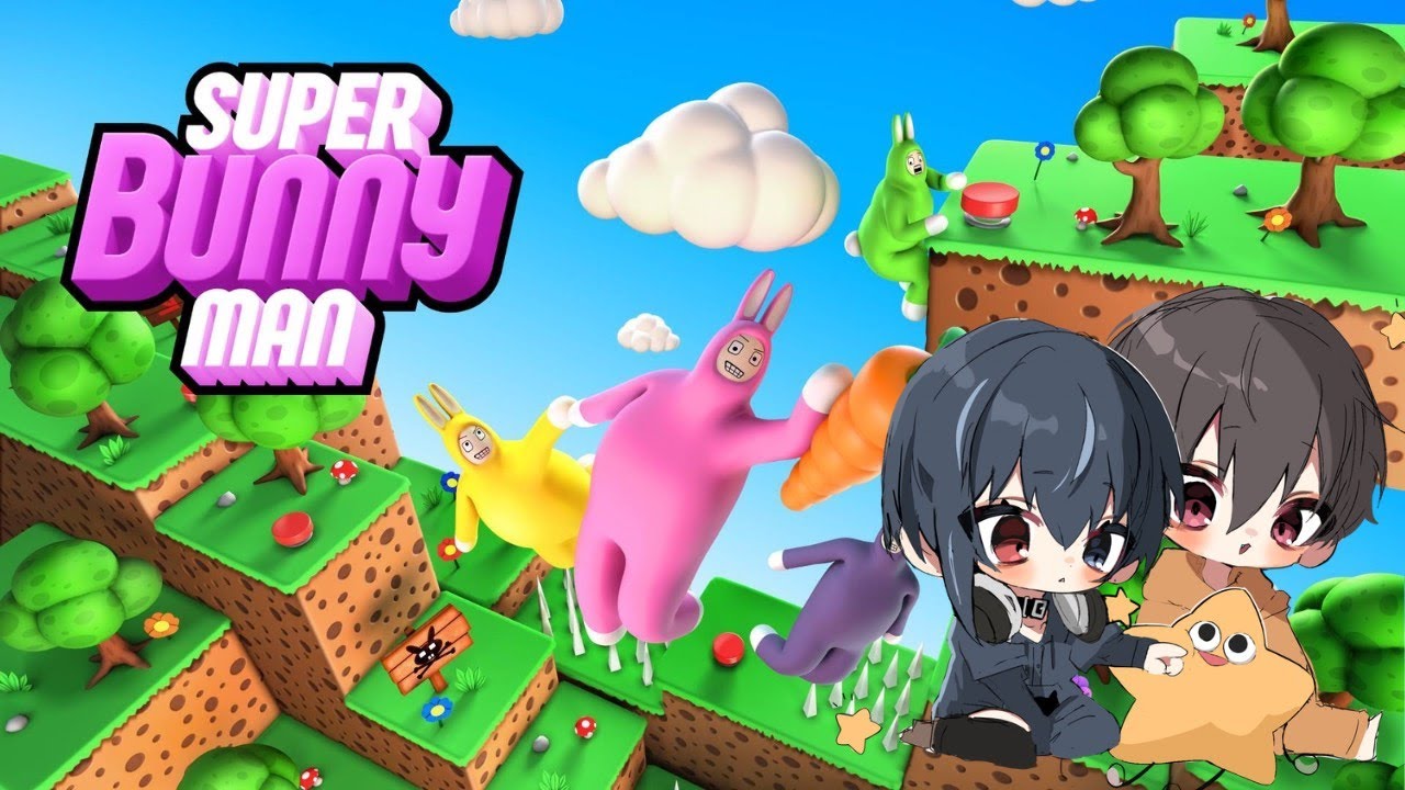 【スーパーバニーマン配信】協力ゲーだから喧嘩しないようにする w/北上まろん 