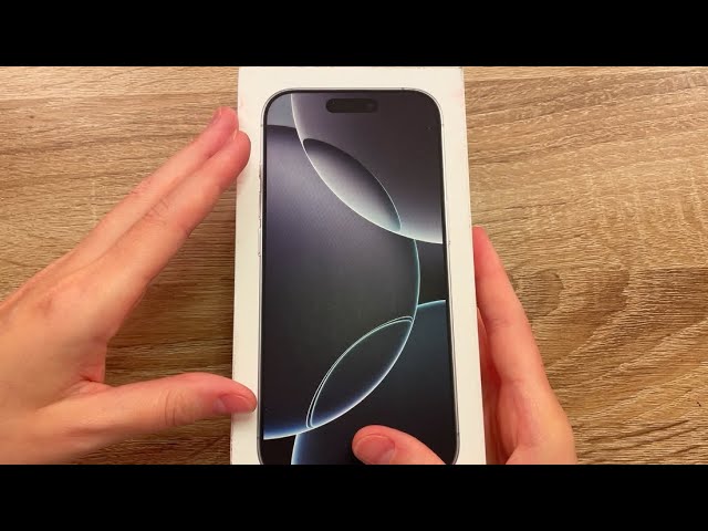 ✨ASMR ✨~ UNBOXING MY NEW IPHONE 16 PRO ✨📱