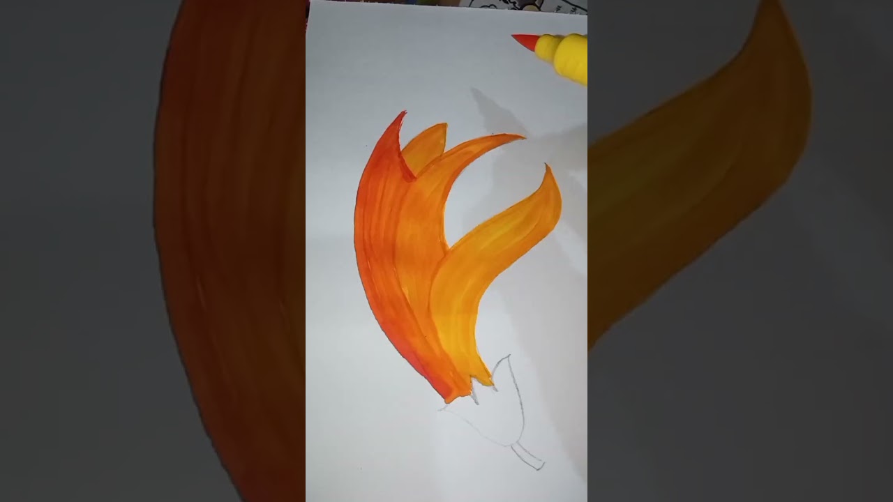 how to drawing palash Flower