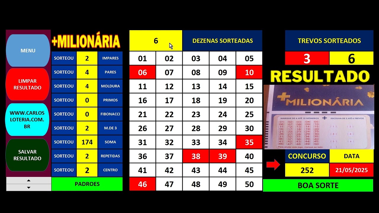 resultado + milionaria 252 - YouTube