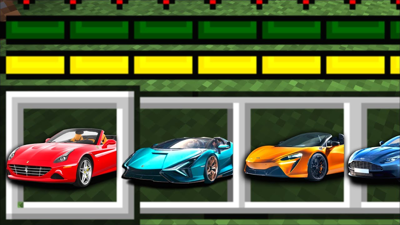 Super Car Mod Minecraft Java Minecraft: SUPER CARS RACE / CARS MOD!! Survival Challenge In Minecraft ...