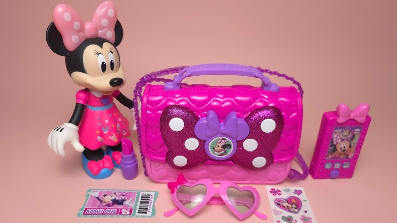 Disney Minnie Mouse Bowfabulous Bag Set Satisfying with Unboxing Compilation Toys ASMR 