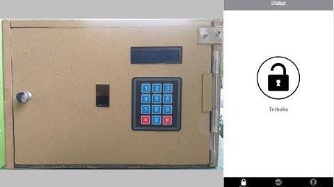 Sistem Keamanan Brankas dengan Fingerprint-Keypad-Android
