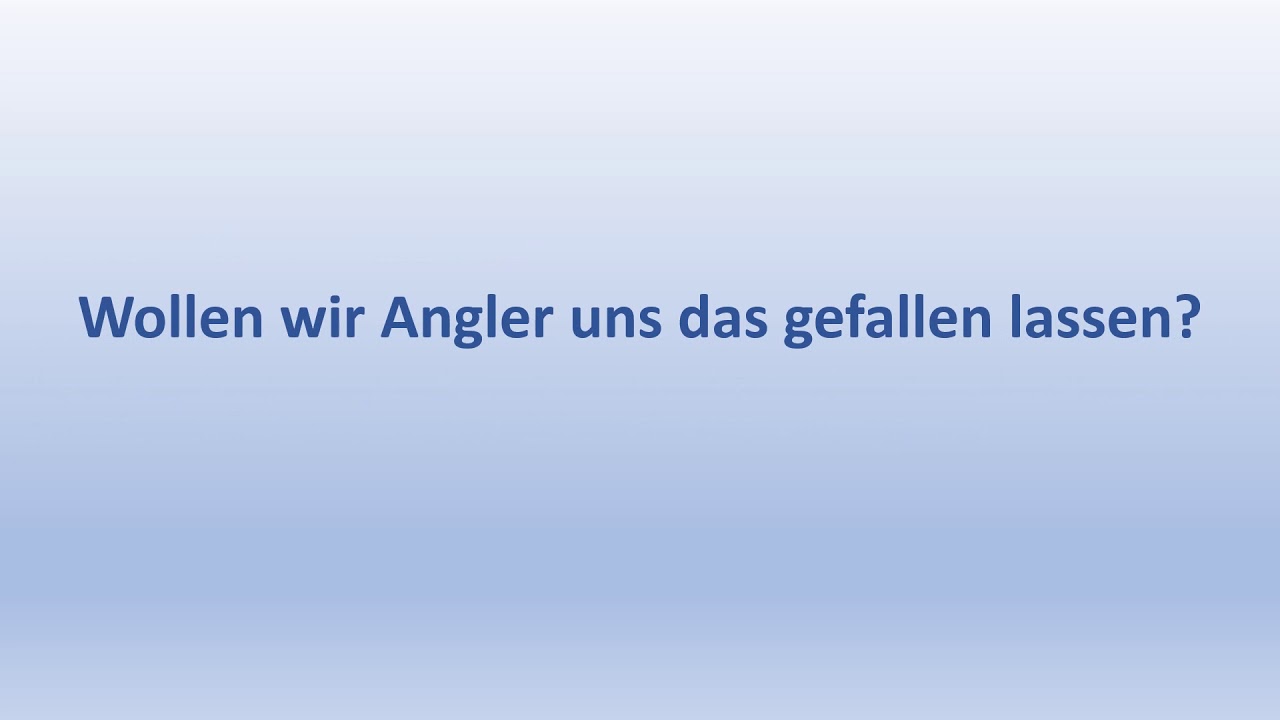  Angelverbot Fehmarnbelt - YouTube Motiv 