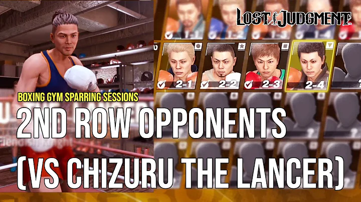 Lost Judgment (School Stories) - Boxing Gym - 2nd Row Opponents (vs Chizuru the Lancer)