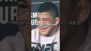 Gilbert Burns emotional loss against his friend Kamaru Usman… #mma