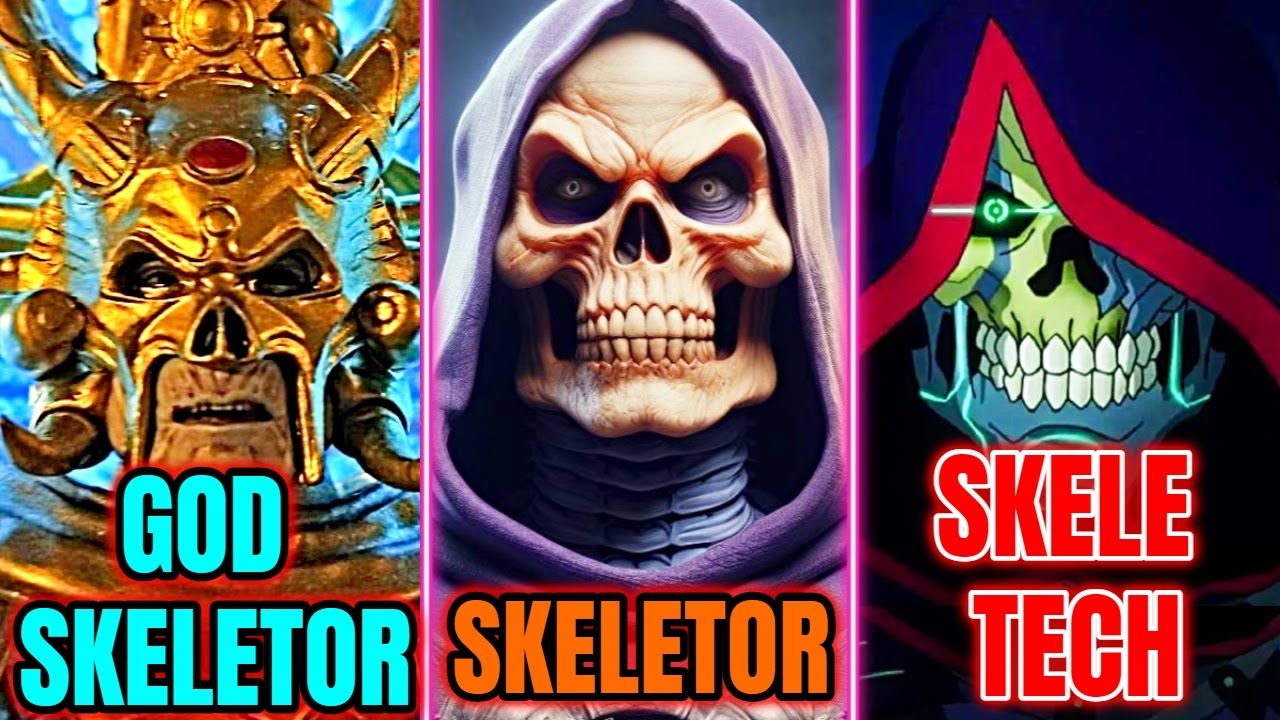 10 (Every) Terrifying Skeletor Versions From He-Man Franchise - Explored - Masters Of The Universe