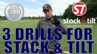 3 drills for Stack & Tilt | Golf Tips | Lesson 14 Net Worth
