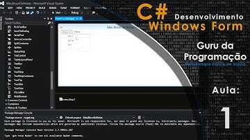 C# Windows Form - Seu primeiro programa visual - Aula 1