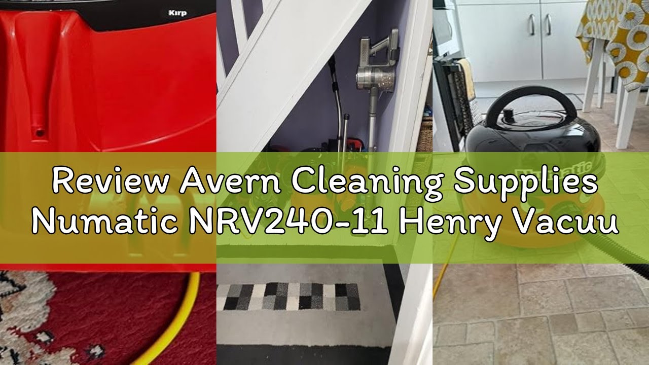 Review Avern Cleaning Supplies Numatic NRV240-11 Henry Vacuum Cleaner 620W 9L Commercial Dry Red - 3