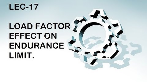 effect of type of loading  on endurance limit ,LOAD FACTOR