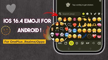 iOS 16.4 Emoji on Realme/Oppo and One plus | iPhone Emojis on Android🔥🥂