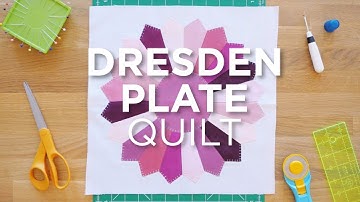 Quilt Snips Mini Tutorial - Dresden Plate