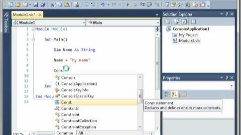 Visual Basic 4 - Intro to Variables