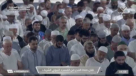 صلاة الفجر للشيخ محمد برهجي من المسجد النبوي 4 ذو القعدة 1446 من سورة آل عمران