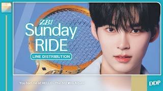 ZEROBASEONE (제로베이스원) - Sunday RIDE (Line Distribution)