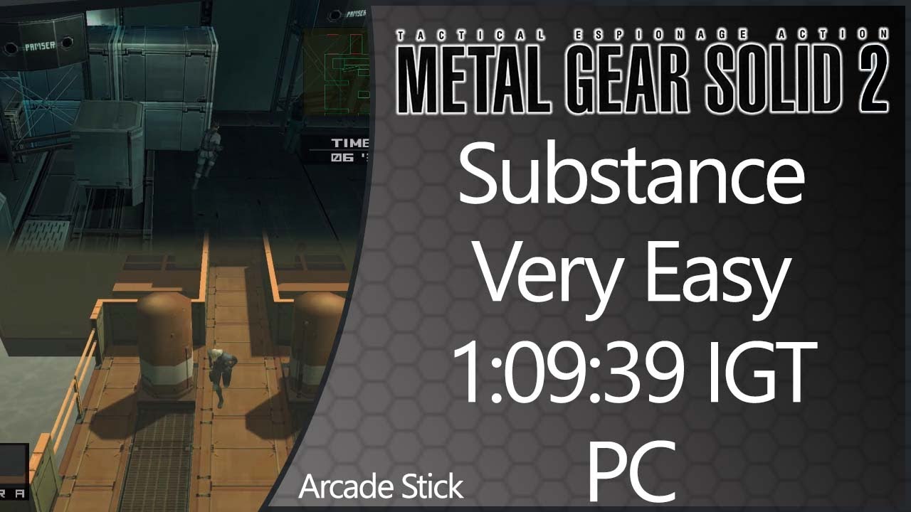 MGS2: Substance | PC | Very Easy | Arcade Stick | 