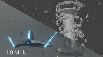 Daily Blender-Make a space scene in 10 minutes·Space station simulation