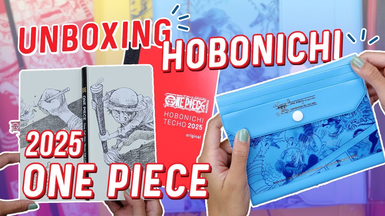 Hobonichi x One Piece 2025 уже здесь! Распаковка ежедневников, обложек и аксессуаров