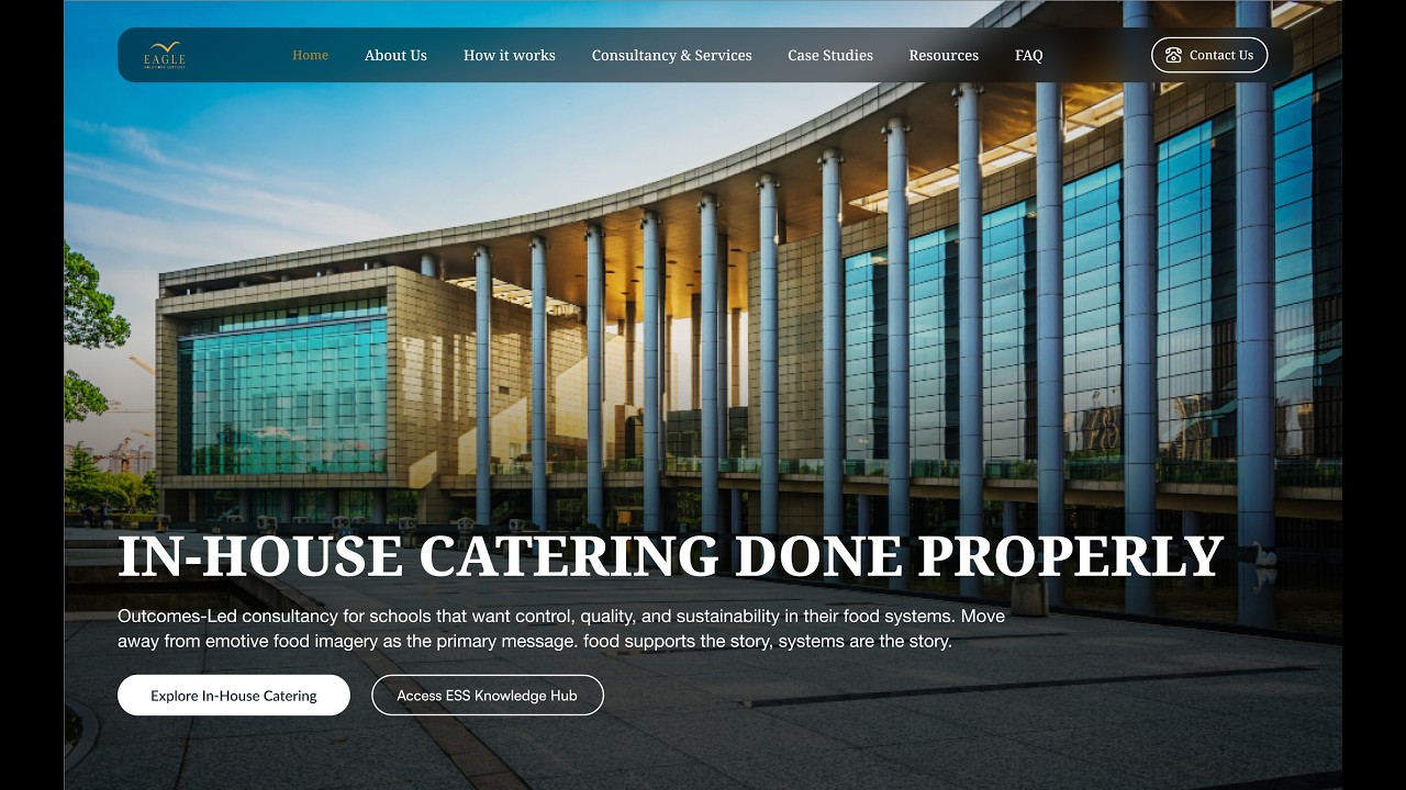 In-house catering done properly