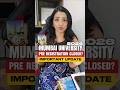 Mumbai University UG Pre Registration 2026 Closed? | Important Update