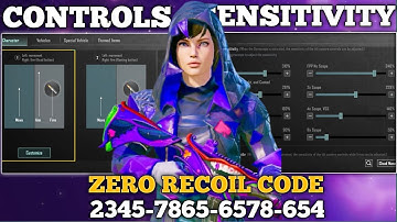 BGMI 4.1 Update BEST Sensitivity 🔥 Zero Recoil for All Devices (Gyro + Non-Gyro)