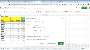 How to add checkbox using Data Validation [G-Sheets PD by CD]