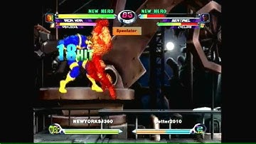 MvC2 (360) Online Player Matches - Josh360(Mag,IM,Psy) vs potter2010(Matrix) #421