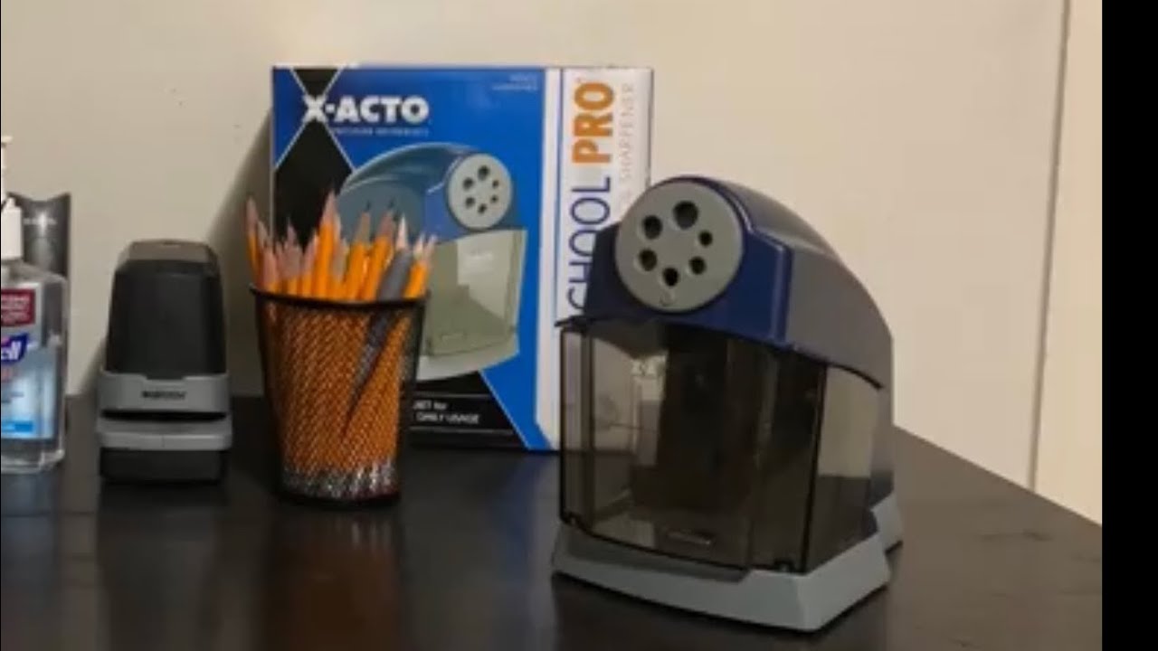 Older NIB Elmers XActo School Pro 1670 Pencil Sharpener YouTube