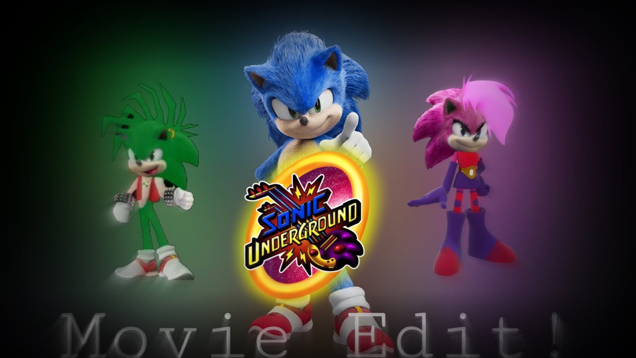 [RareGalaxy5] Making A Movie Sonic Underground Poster! (Looks Cool!)