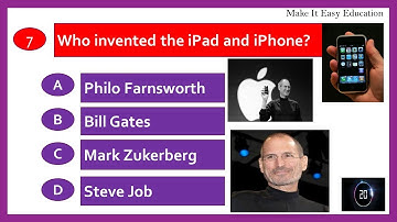 GENERAL KNOWLEDGE QUIZ | TEST 69 | GK QUIZ | INVENTORS GK | TRY AND CHECK HOW MUCH YOU COULD ANSWER