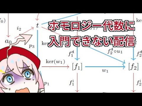 すうがく徒のつどい@オンライン「ホモロジー代数非入門」 - YouTube